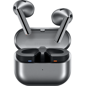 samsung galaxy buds silber vorne