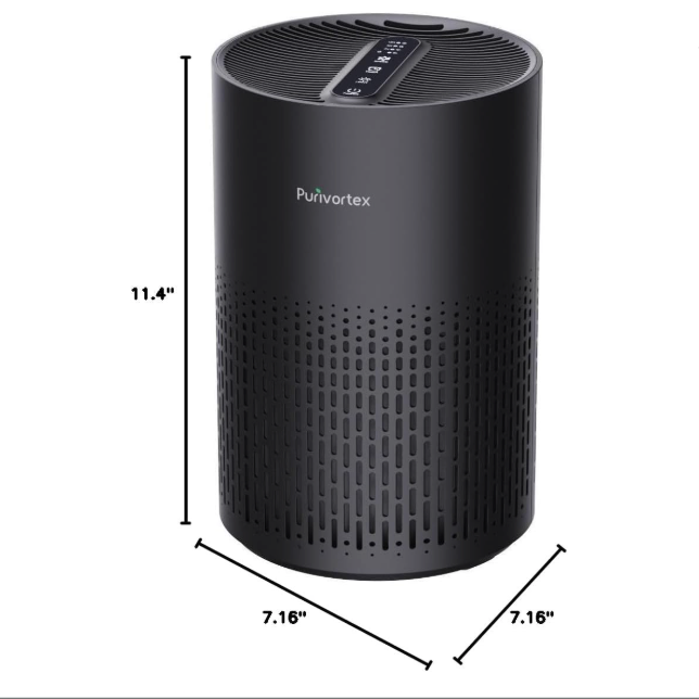 Multifunctional Purivortex Air Purifier - Black 02