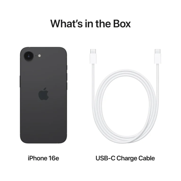 Apple iPhone 16e 128GB (Black) 4