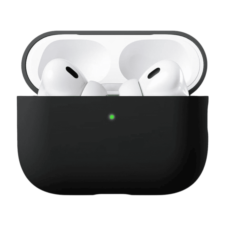Silicon Case for Apple AirPods Pro 3rd Black_3024x3024