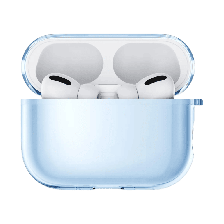 Silicon Clear Protective Case for AirPods Pro 3 Blue