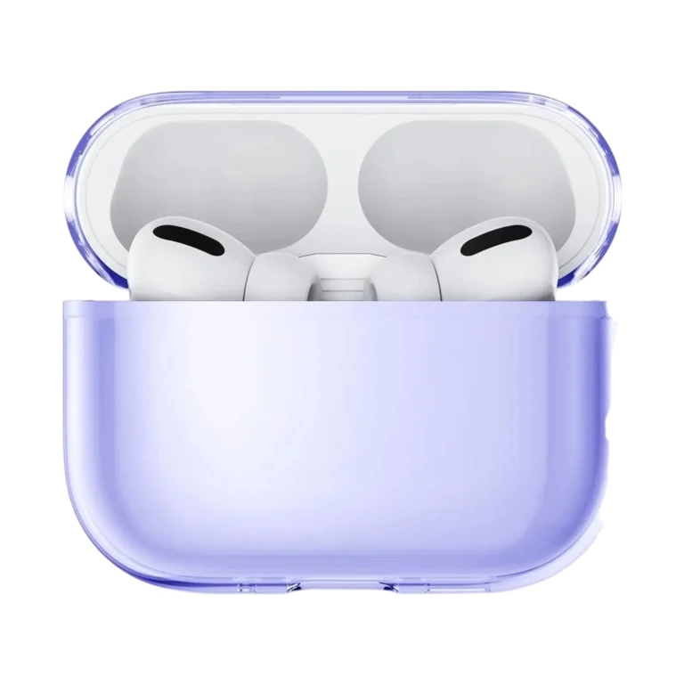 Silicon Clear Protective Case for AirPods Pro 3 Purple